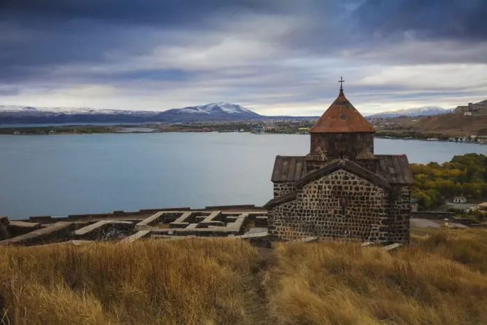 Gerahmter Druck : Armenei, See Sieben, Kloster Sevanavank Gerahmter Druck : Armenei, See Sieben, Kloster Sevanavank
