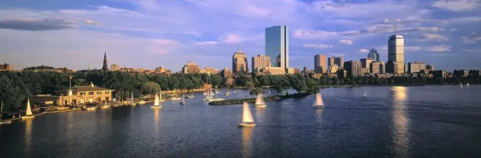 Gerahmter Druck : Hinter Bucht, Boston Gerahmter Druck : Hinter Bucht, Boston