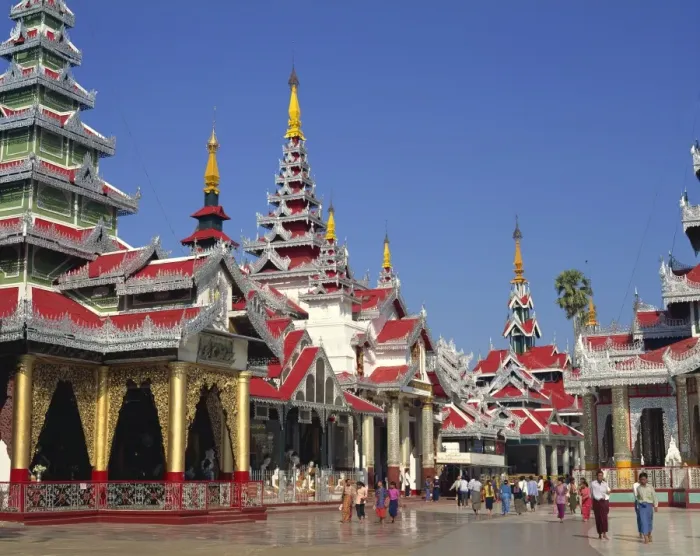 Gerahmter Druck : Birma, Yangon Gerahmter Druck : Birma, Yangon