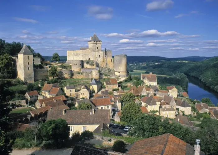 Gerahmter Druck : Schloss Castlenaud Gerahmter Druck : Schloss Castlenaud