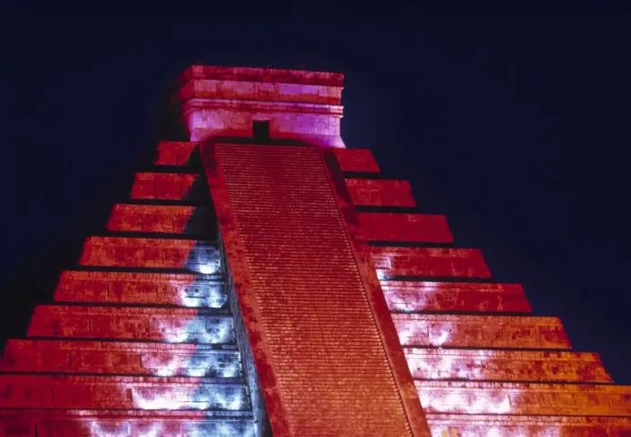 Gerahmter Druck : Der El-Kastell-Pyramide Gerahmter Druck : Der El-Kastell-Pyramide