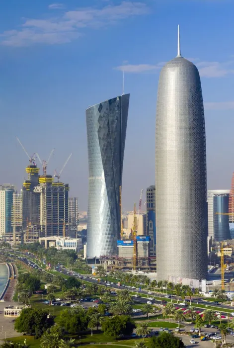 Gerahmter Druck : Katar, Doha, Corniche Gerahmter Druck : Katar, Doha, Corniche