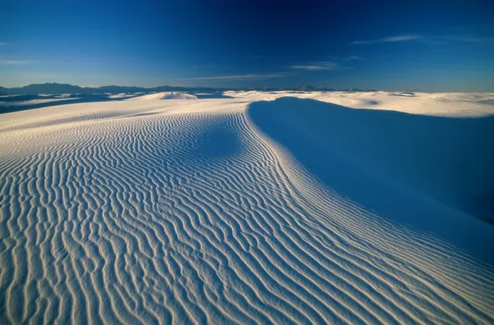 Gerahmter Druck : Erdehügel, Weißer Sand-Nationalpark in Neu-Mexiko (USA) Gerahmter Druck : Erdehügel, Weißer Sand-Nationalpark in Neu-Mexiko (USA)