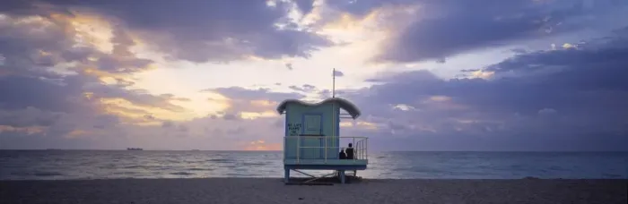 Gerahmter Druck : Südstrand von Miami Beach in der Flora-Daheim-Staat in den Vereinigten Staaten Gerahmter Druck : Südstrand von Miami Beach in der Flora-Daheim-Staat in den Vereinigten Staaten