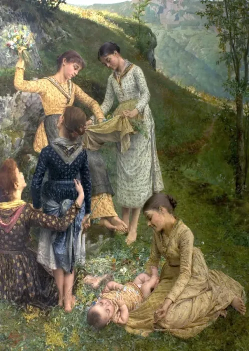 Gerahmter Druck : Die Blumen von Kaprien