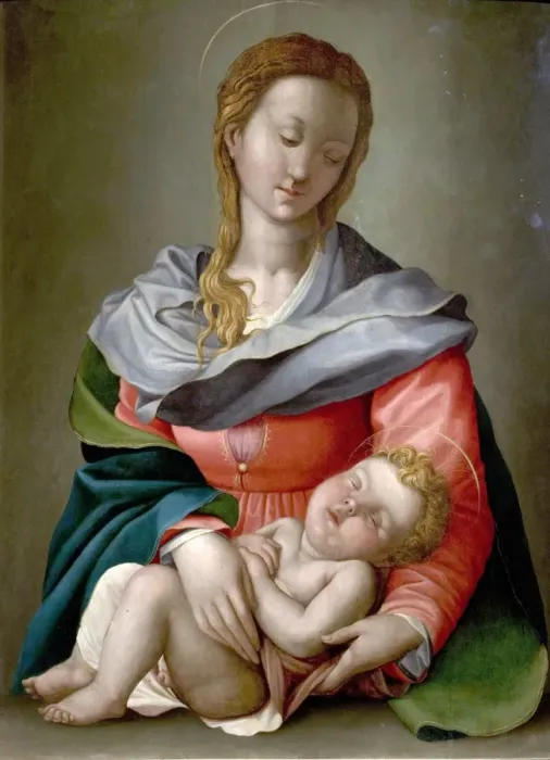 Gerahmter Druck : Mutter und Kind Gerahmter Druck : Mutter und Kind