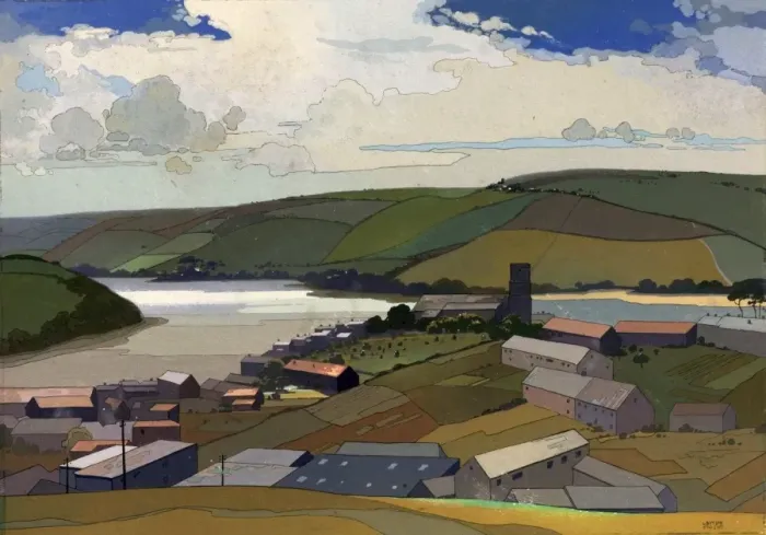 Gerahmter Druck : Salcombe, Devon Gerahmter Druck : Salcombe, Devon