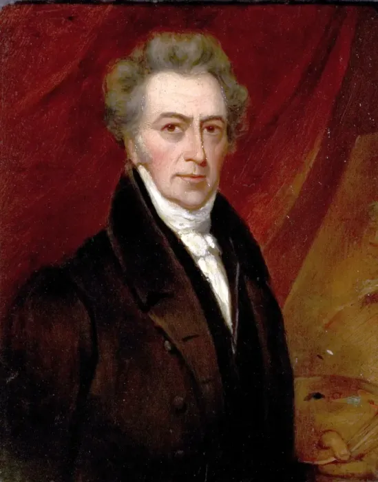 Gerahmter Druck : Selbportrait