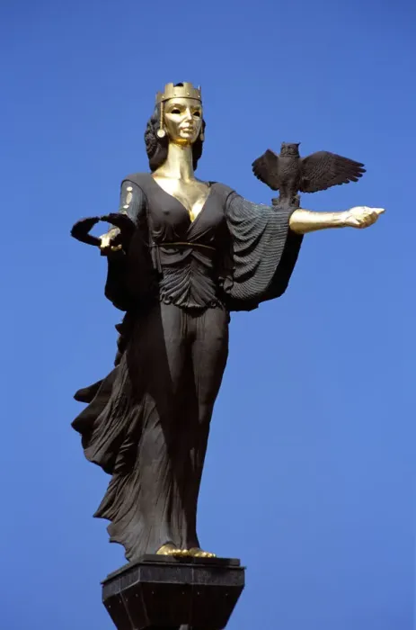 Gerahmter Druck : Bulgarien Sofia Heilige Sophia Statuensehne Gerahmter Druck : Bulgarien Sofia Heilige Sophia Statuensehne