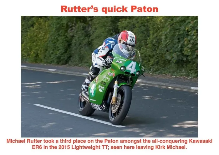 Gerahmter Druck : RUTTER PATON EX 2015 Gerahmter Druck : RUTTER PATON EX 2015