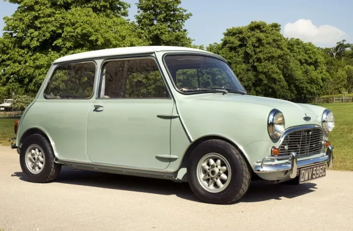 Gerahmter Druck : 1963 Austin Mini Cooper S Gerahmter Druck : 1963 Austin Mini Cooper S