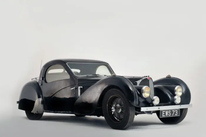 Gerahmter Druck : Bugatti Typ 57S Gerahmter Druck : Bugatti Typ 57S