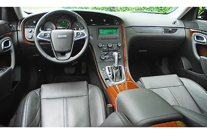 Gerahmter Druck : Saab 9-5, 2011 schwarz Gerahmter Druck : Saab 9-5, 2011 schwarz