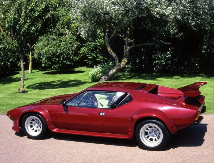 Gerahmter Druck : Die De Tomaso Pantera GT 5 Gerahmter Druck : Die De Tomaso Pantera GT 5