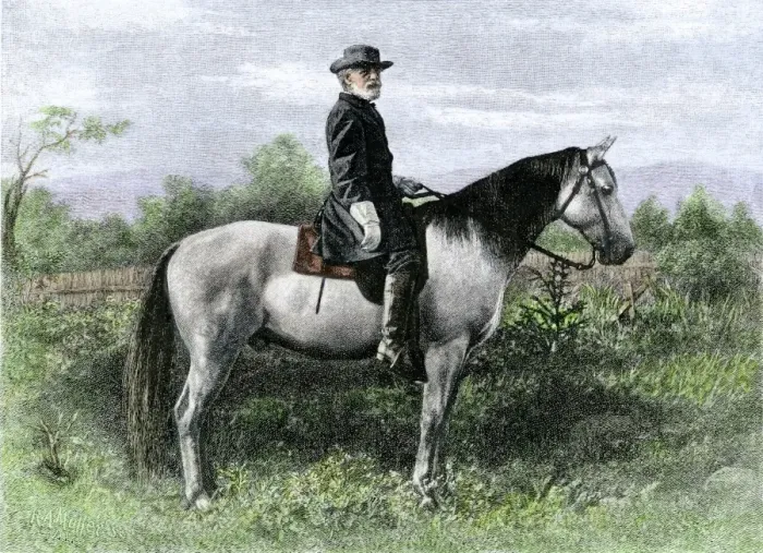Gerahmter Druck : Konföderierter General Robert E Lee Gerahmter Druck : Konföderierter General Robert E Lee