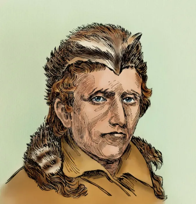 Gerahmter Druck : Daniel Boone Gerahmter Druck : Daniel Boone