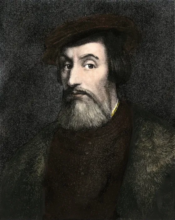 Gerahmter Druck : Hernando Cortés, Eroberer Mexikos Gerahmter Druck : Hernando Cortés, Eroberer Mexikos