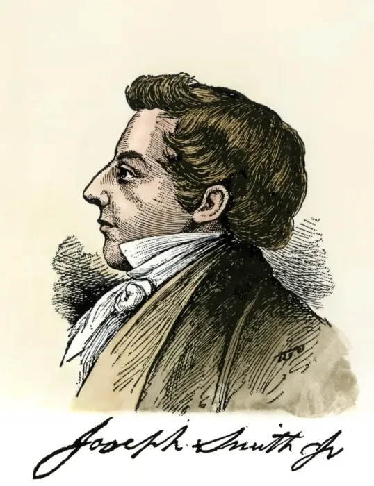 Gerahmter Druck : Josef Smith