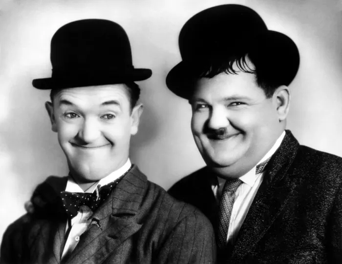 Gerahmter Druck : Laurel und Hardy Gerahmter Druck : Laurel und Hardy