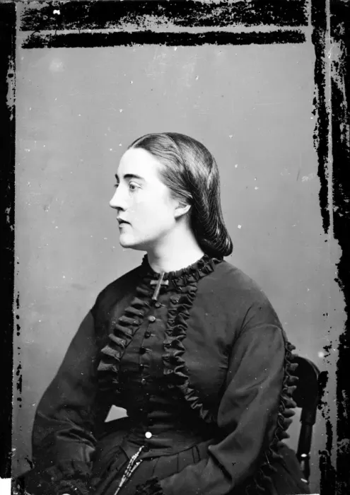 Gerahmter Druck : Adele Douglas (1835-1899). Geboren als Rose Adele Cutts. Zweite Ehefrau von Stephen A. Douglas Gerahmter Druck : Adele Douglas (1835-1899). Geboren als Rose Adele Cutts. Zweite Ehefrau von Stephen A. Douglas