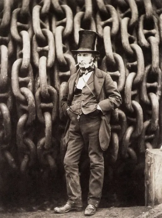 Gerahmter Druck : Isambard Kingdom Brunel (1806-1859) Englischer Ingenieur Gerahmter Druck : Isambard Kingdom Brunel (1806-1859) Englischer Ingenieur