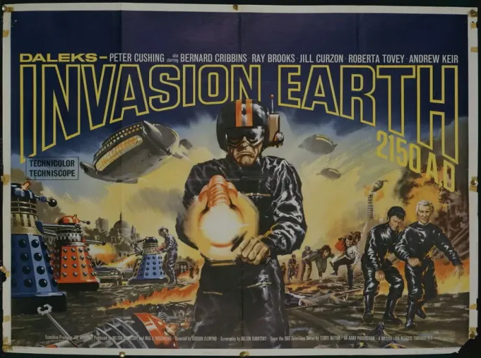 Gerahmter Druck : Die Dalek-Invasion der Erde im Jahr 2150 A.D. (1966) Gerahmter Druck : Die Dalek-Invasion der Erde im Jahr 2150 A.D. (1966)