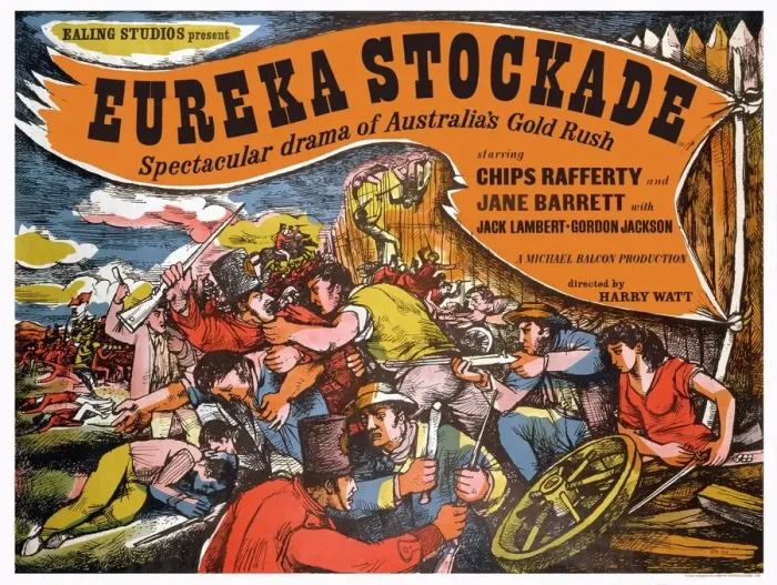 Gerahmter Druck : Euerka-Stockade-Kalenderbild Gerahmter Druck : Euerka-Stockade-Kalenderbild