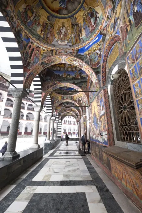 Gerahmter Druck : Bulgarien, Sofia, Rila-Monastirium