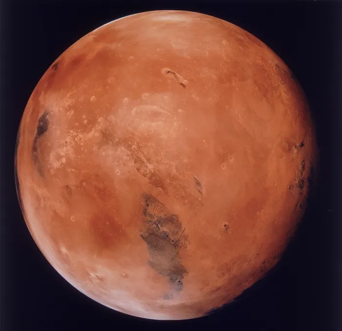 Gerahmter Druck : Gesicht des Mars