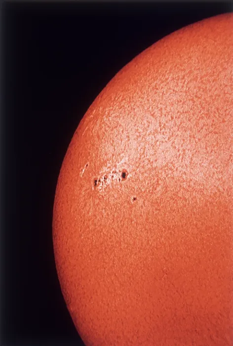 Gerahmter Druck : Sonnenspots Gerahmter Druck : Sonnenspots