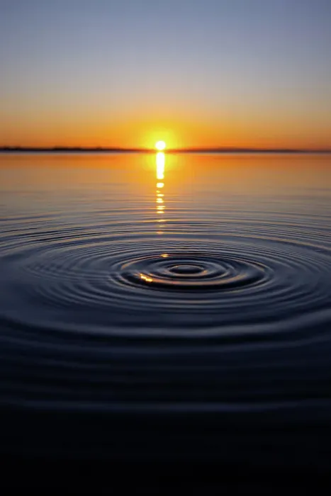 Gerahmter Druck : Sonnenuntergang Spritzer Gerahmter Druck : Sonnenuntergang Spritzer