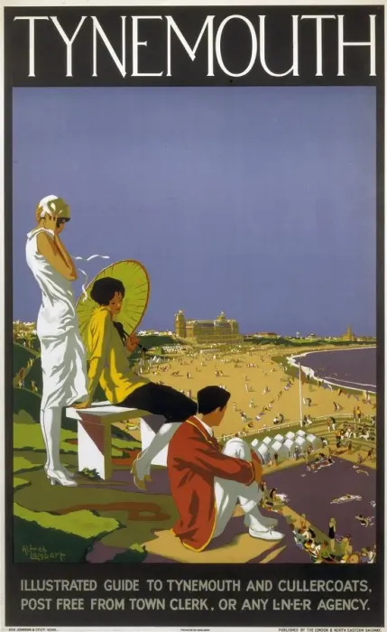 Gerahmter Druck : Tynemouth, LNER Plakatt, 1926 Gerahmter Druck : Tynemouth, LNER Plakatt, 1926