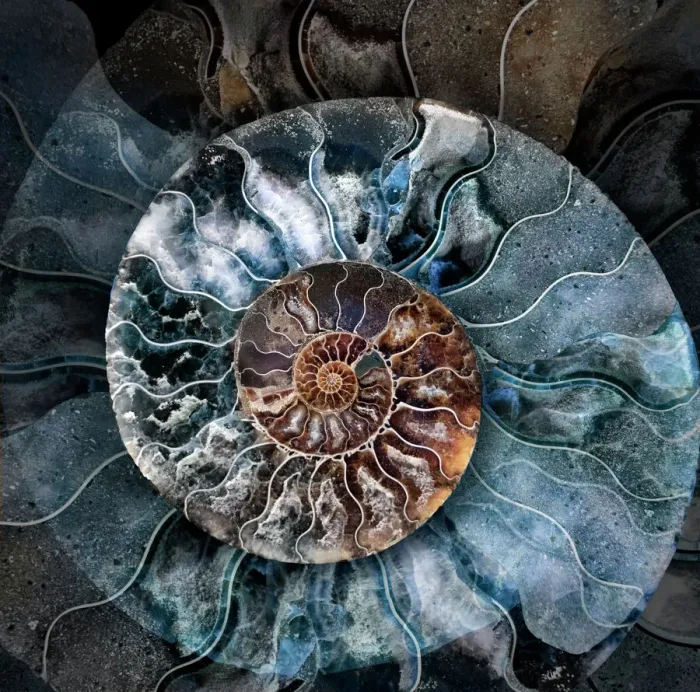 Gerahmter Druck : Ammonite 1 Gerahmter Druck : Ammonite 1