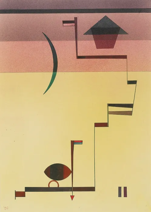 Gerahmter Druck : Angular. Eckig (Angular) (1931). Wassily Kandinsky (Russisch, 1866 - 1944) Gerahmter Druck : Angular. Eckig (Angular) (1931). Wassily Kandinsky (Russisch, 1866 - 1944)