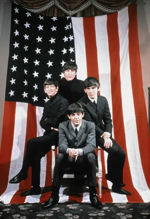 Gerahmter Druck : Die Beatles sind da Gerahmter Druck : Die Beatles sind da