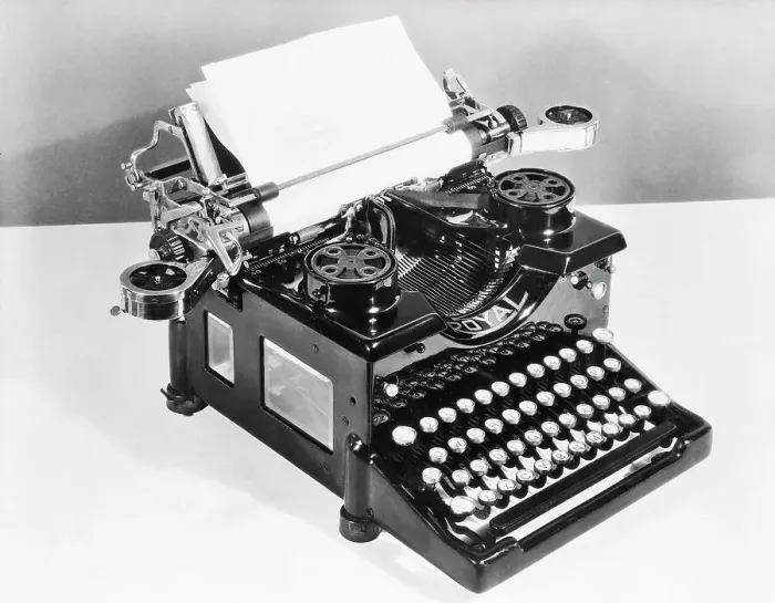 Gerahmter Druck : Typewriter Gerahmter Druck : Typewriter