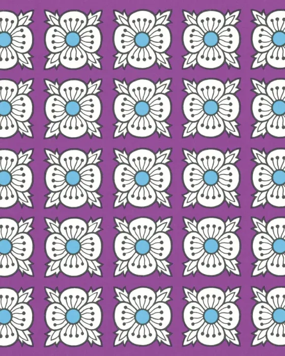 Gerahmter Druck : Blumenmuster Gerahmter Druck : Blumenmuster
