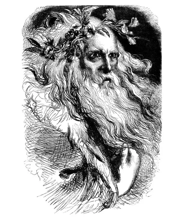 Gerahmter Druck : König Lear Gerahmter Druck : König Lear