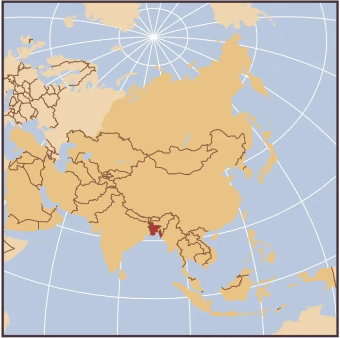 Gerahmter Druck : Birma-Referenzkarte Myanmar Gerahmter Druck : Birma-Referenzkarte Myanmar