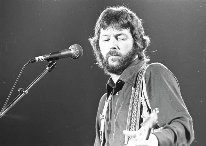 Gerahmter Druck : Eric Clapton auf der Bühne Gerahmter Druck : Eric Clapton auf der Bühne