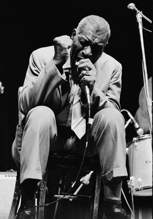 Gerahmter Druck : Howlin' Wolf