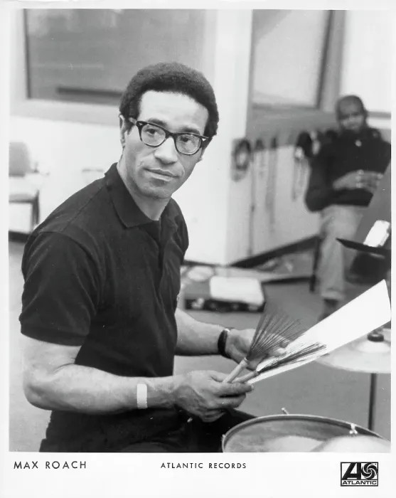 Gerahmter Druck : Max Roach Portrait