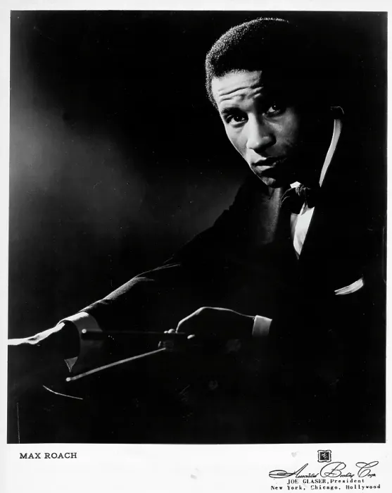 Gerahmter Druck : Max Roach Portrait Gerahmter Druck : Max Roach Portrait