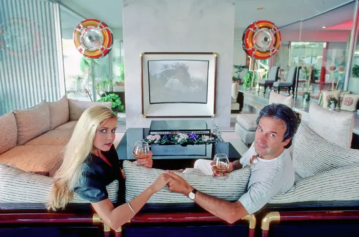 Gerahmter Druck : Bild von Giorgio Moroder.