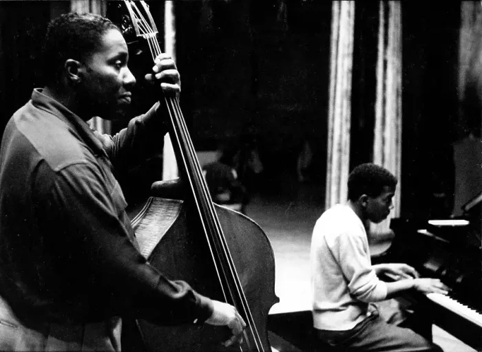 Gerahmter Druck : Sonny Clark und Eugene Wright Gerahmter Druck : Sonny Clark und Eugene Wright