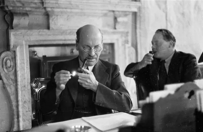 Gerahmter Druck : Clement Attlee Gerahmter Druck : Clement Attlee