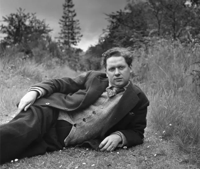 Gerahmter Druck : Dylan Thomas