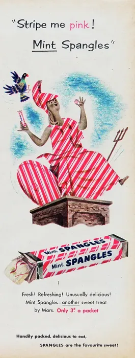 Gerahmter Druck : Mint Spangles