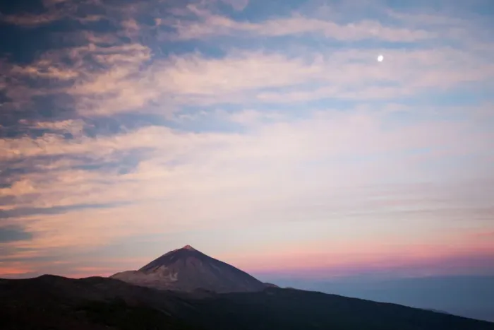 Gerahmter Druck : Sonnenuntergang im Teide-Nationalpark Gerahmter Druck : Sonnenuntergang im Teide-Nationalpark
