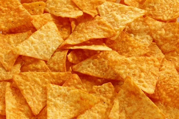 Gerahmter Druck : Tortillachips, Vollformat Gerahmter Druck : Tortillachips, Vollformat